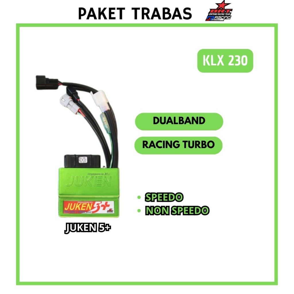 BRT Promo ECU Juken 5+ Racing Turbo KLX 230 - KLX 230