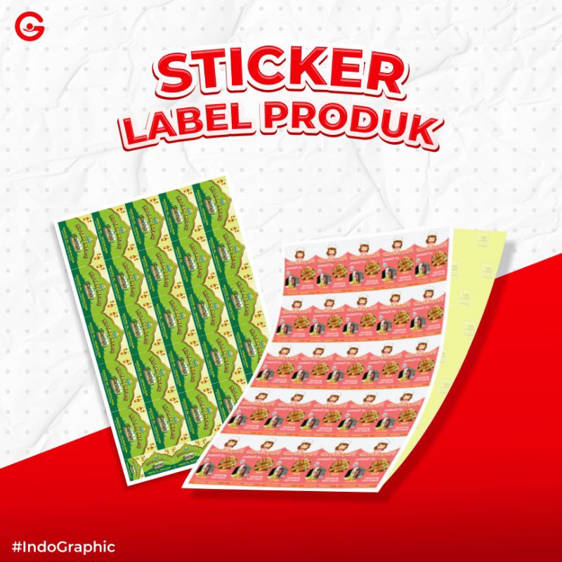 

STICKER LABEL PRODUK CUSTOM | STICKER CHROMO A3