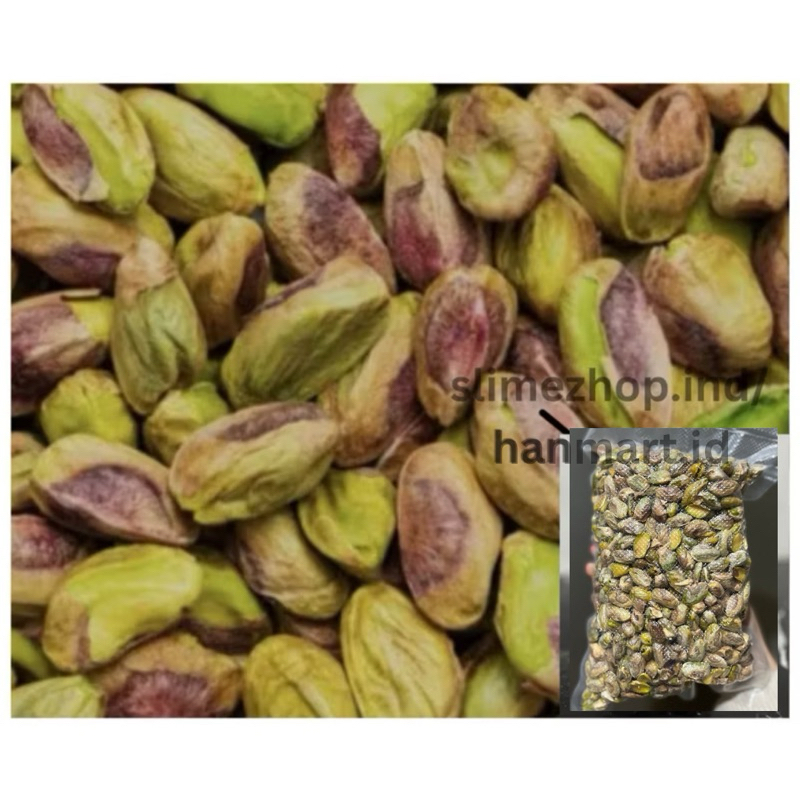 

kacang pistachio fustuk kupas / kacang Arab kupas 1KG (roasted/sudah dipanggang)