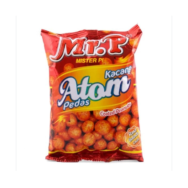 

MR. P ATOM COATED PEANUT CHILLI 33G EXT2PCS | MAKANAN RINGAN