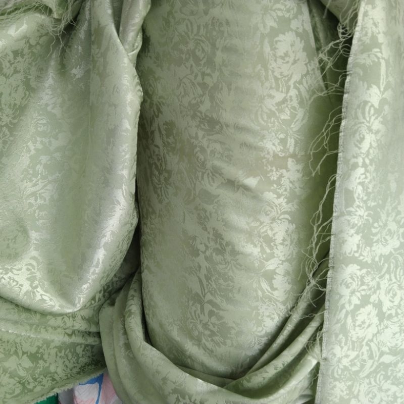 Kain silk jaguar embos | Harga/0,5m | bahan silk jaguar | bahan silk jaguar impor | kain silk jaguar