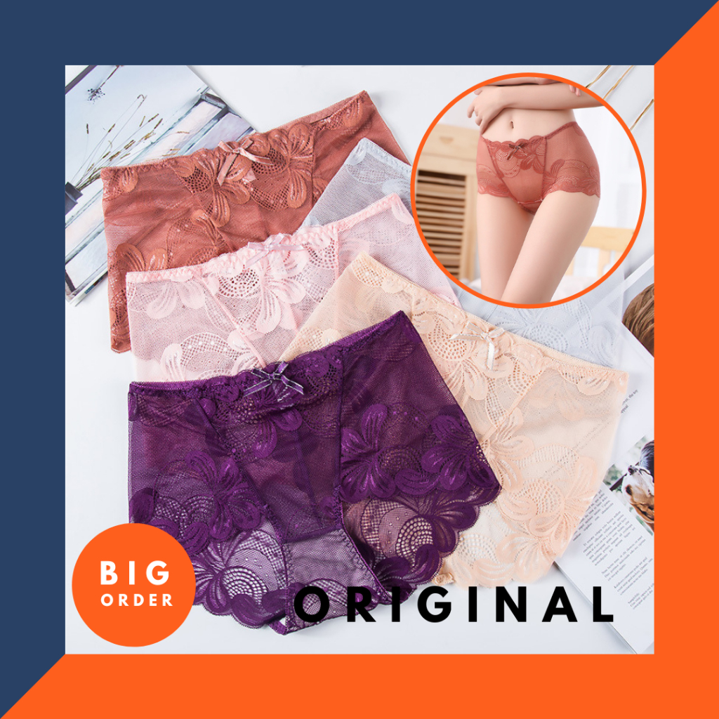 Celana Dalam Wanita Renda Korea  Celana dalam brukat wanita CD44