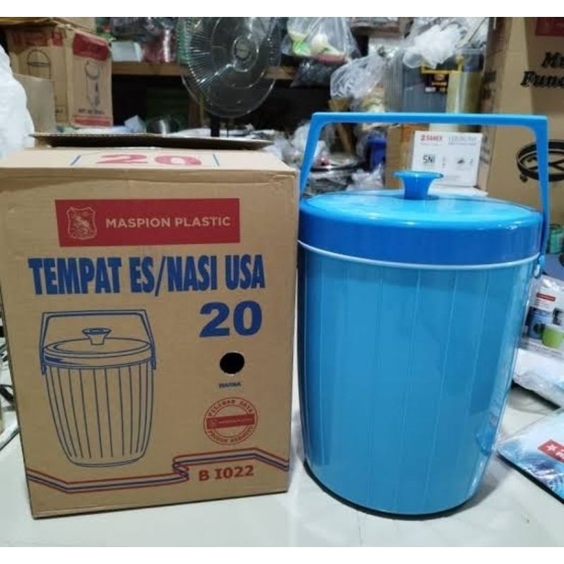 Termos Nasi 20 liter maspion / Termos Es / Tempat Nasi / Es / Rice Bucket / Ice Bucket USA Merk Masp