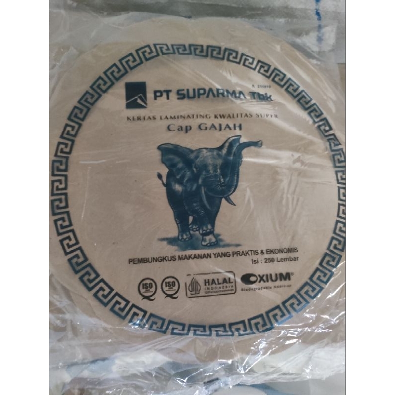 Kertas Nasi Bungkus / Kertas Bungkus Coklat / Kertas Nasi Bulat