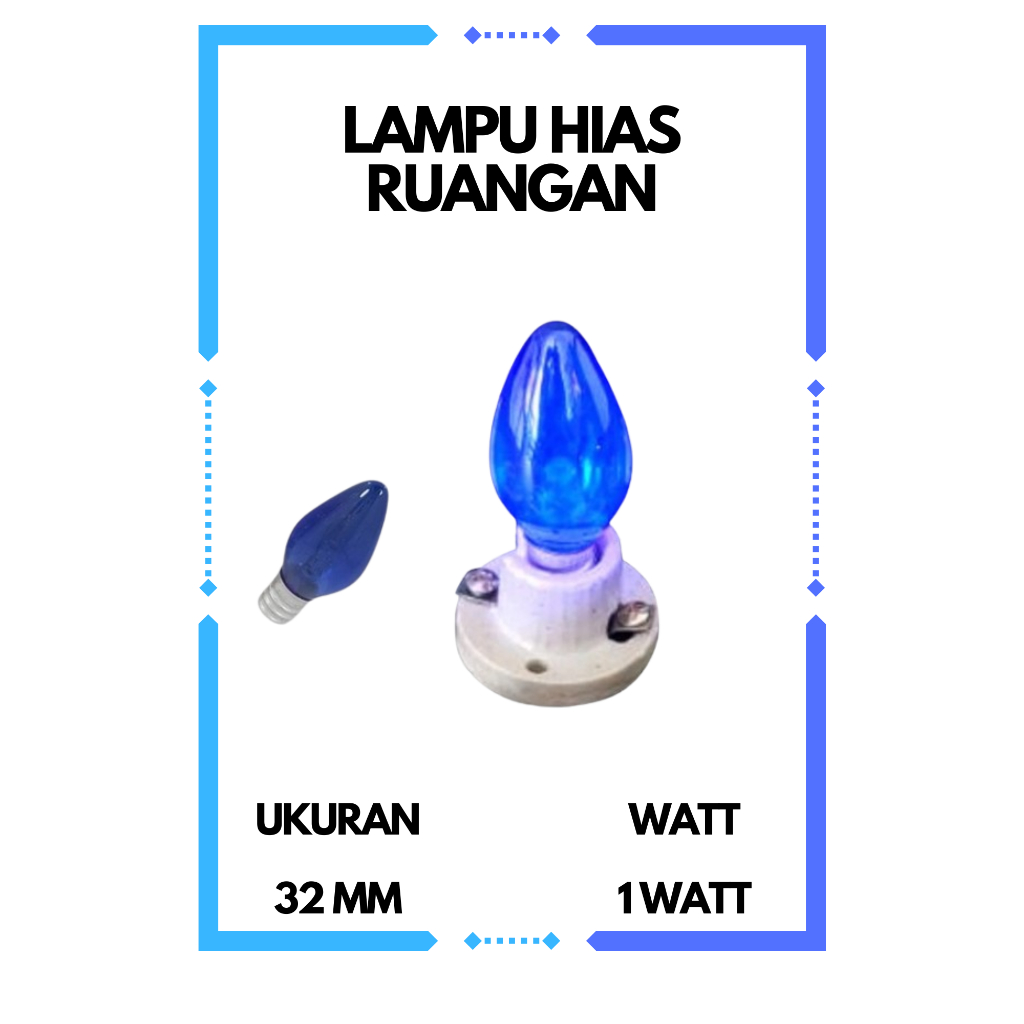 LAMPU BOHLAM CABE 5 WARNA E12 15 WATT LAMPU NATAL LAMPU HIAS KAMAR RUANGAN