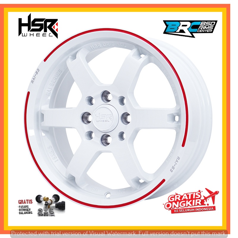 velg mobil agya calya avanza xenia jazz brio HSR RAI S3 velg racing tangerang selatan