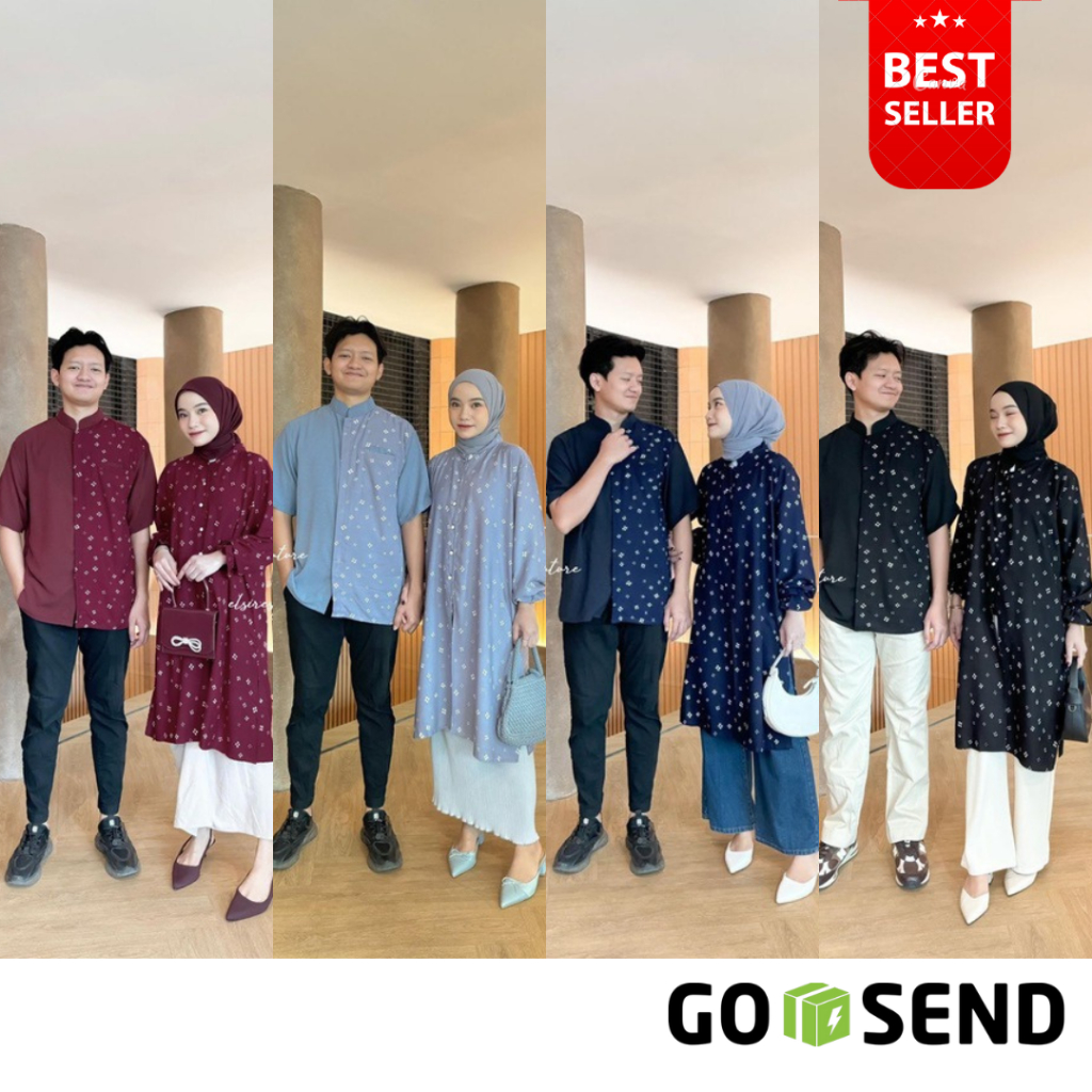 Baju Batik Couple Capel Copel Cupel Pasangan Sarimbit Kondangan Kekinian