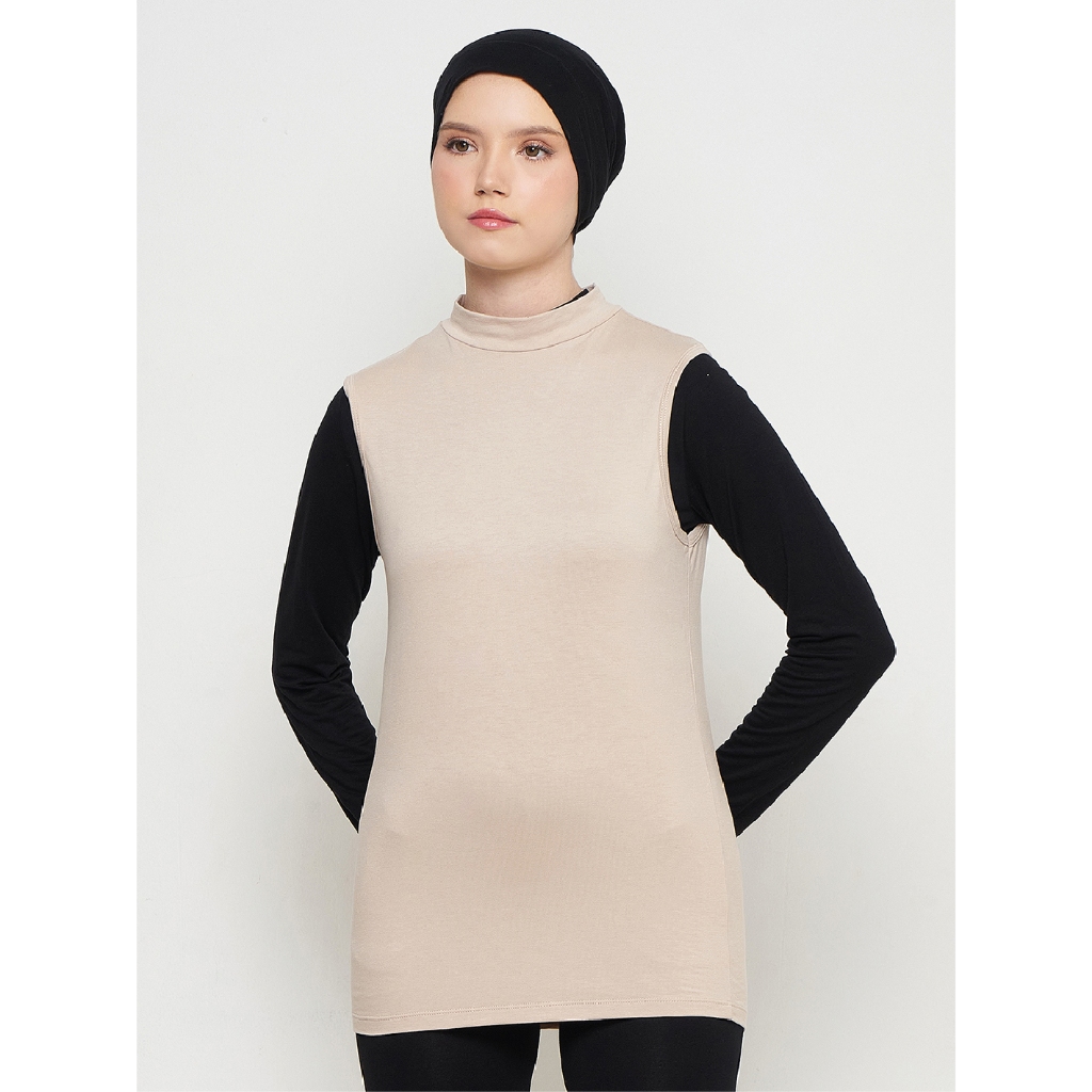 Zeta Scarves - Sleveeless Turtleneck Inner Shirt