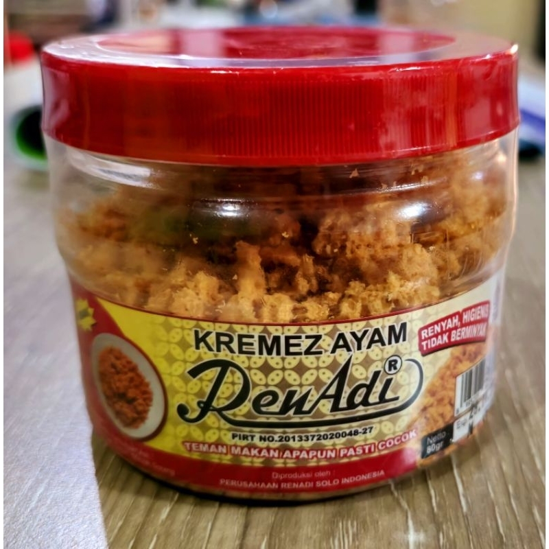 

[Bundling Isi 2] Kremez Ayam Renadi 80gr/Toples