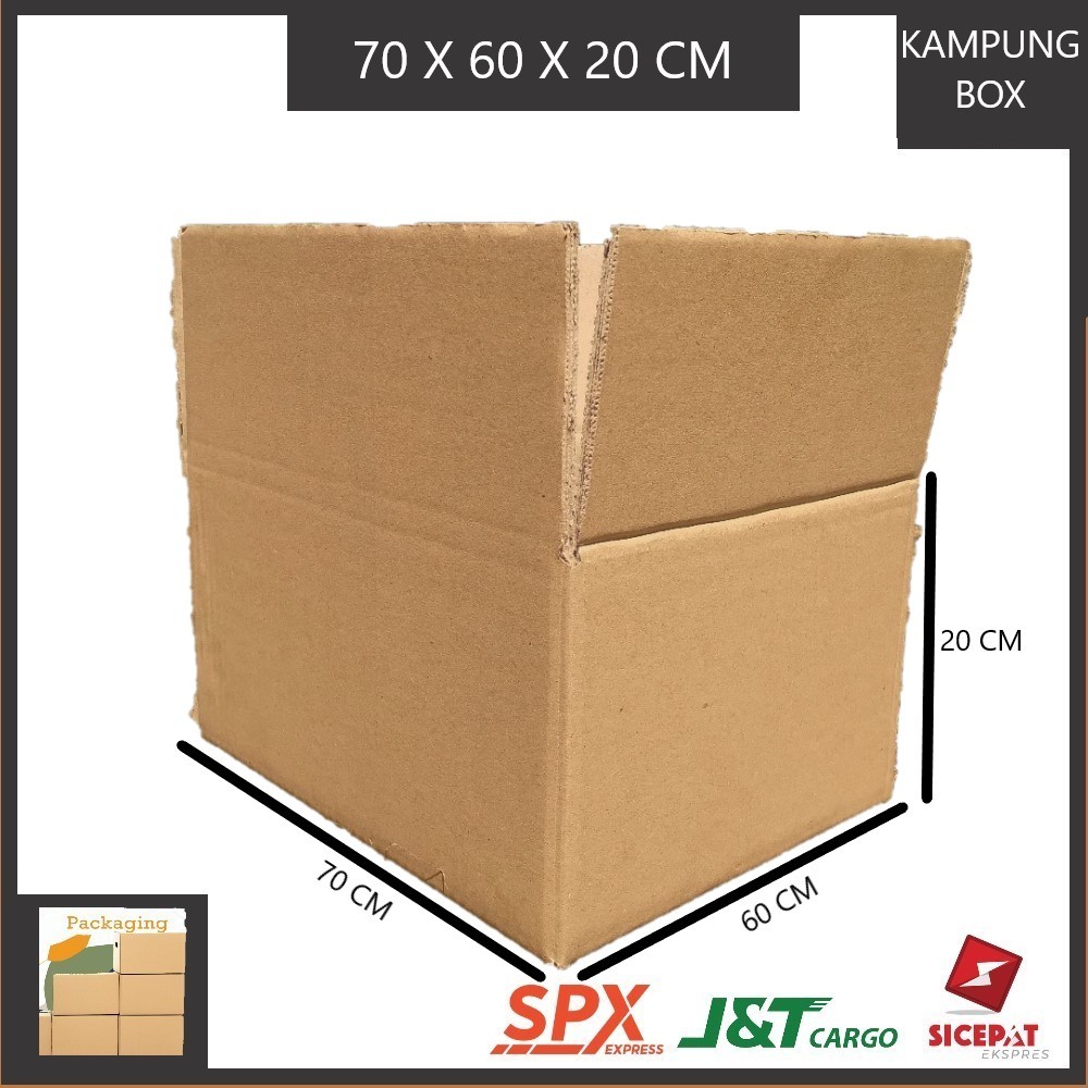 

KARDUS PACKING SINGGLE WALL UKURAN P70xL60xT20