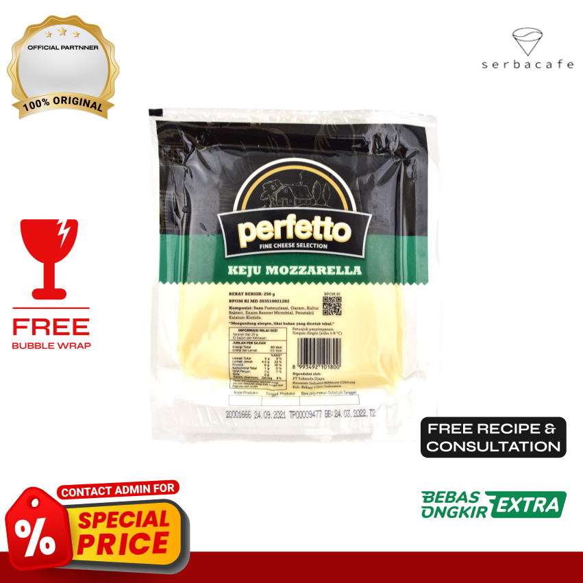 

Perfetto Mozzarella Cheese (250 gr)