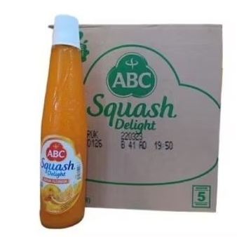 

ABC Sirup Squash Deligh Jeruk Florida 45p ml