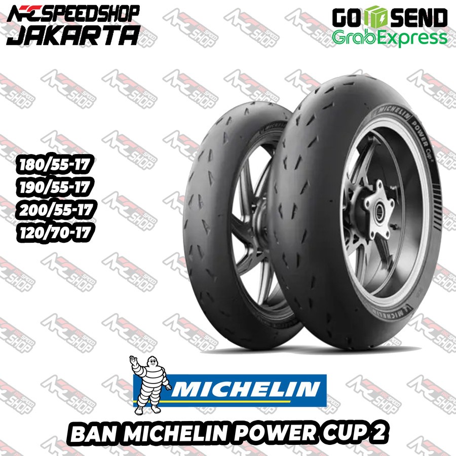 Ban Michelin POWER CUP 2 180/55-17 190/55-17 200/55-17 120/70-17 F/R TL Ninja 250Fi ZX25R CBR 250RR 