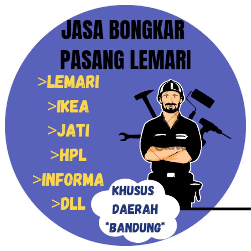 jasa bongkar pasang lemari INFORMA daerah bandung