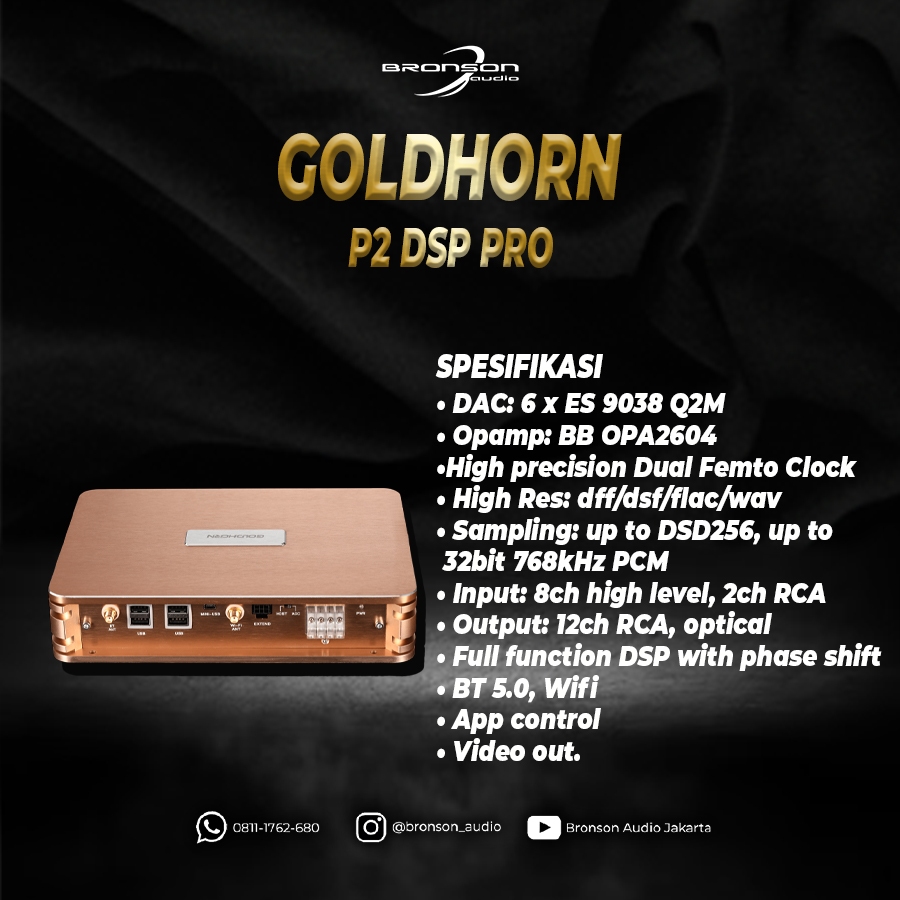 PROCESSOR DSP GOLDHORN P2 DSP PRO