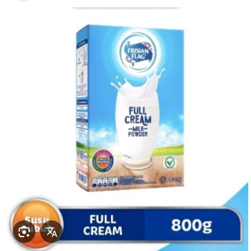 frisian flag fullcream 800g