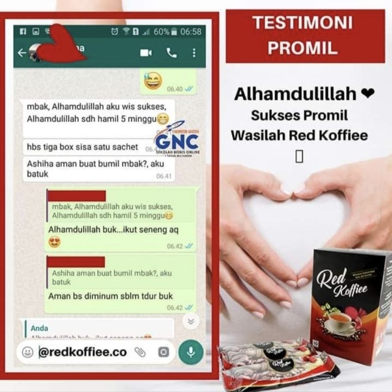 

Kopi Merah Red Koffiee Promil 3sachet