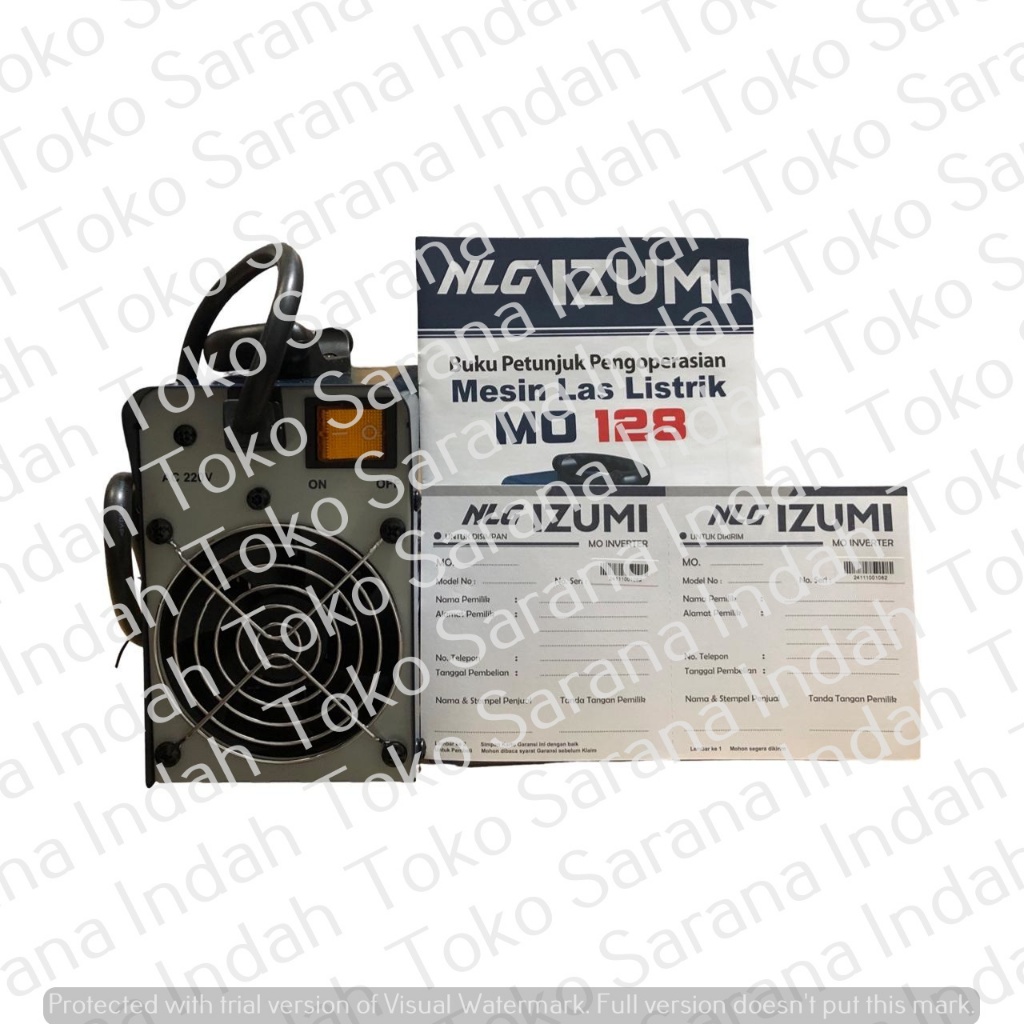 IZUMI Mesin Las Listrik Jepang MO 120 - MO 128 Travo IGBT Las Inverter 450 Watt MMA 120 A MMAi