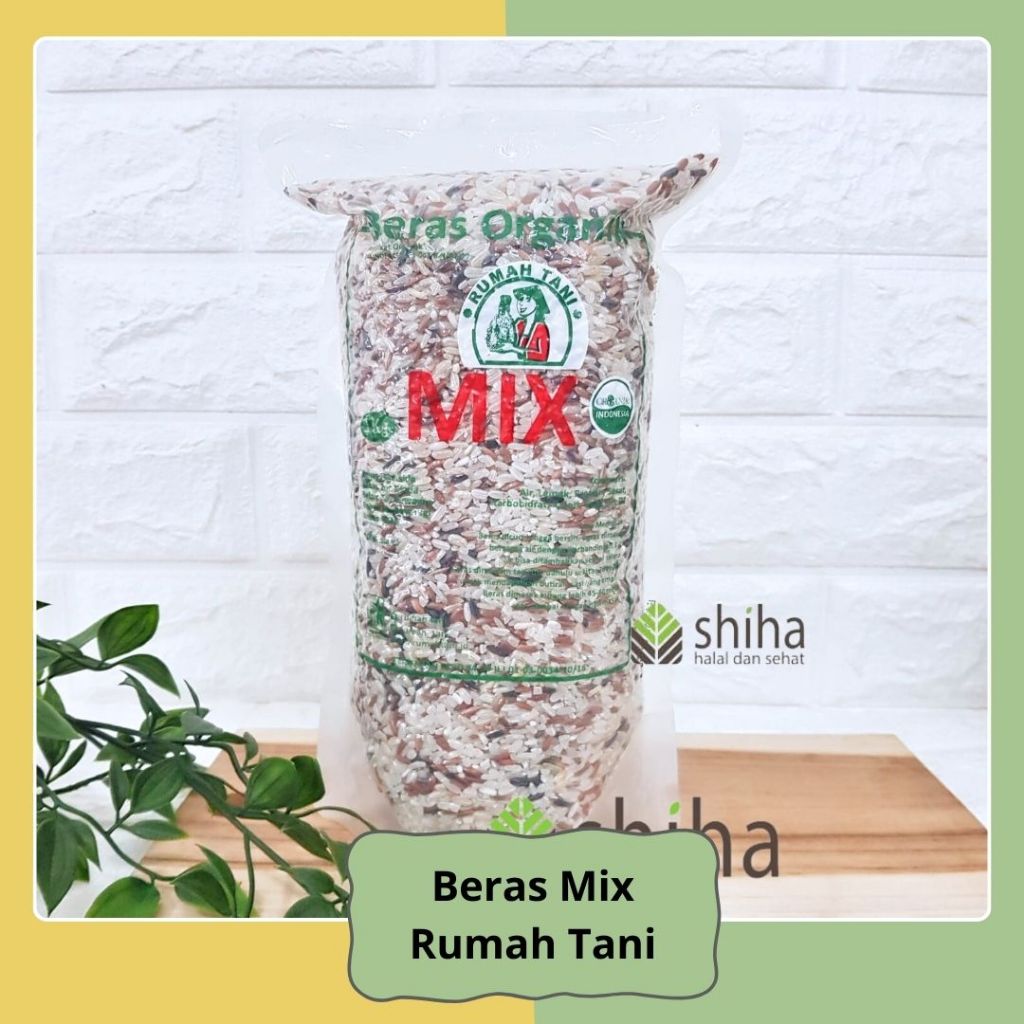 

SHIHA - Beras Organik Mix Rumah Tani 1 kg (Organic Certified)