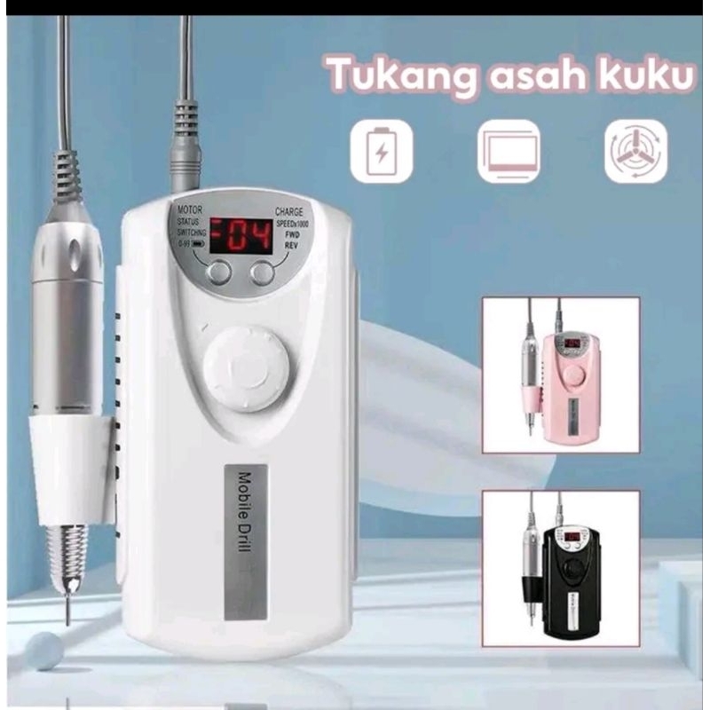 pemoles kuku elektrik alat kuku kikir menicure pedicure elektrik