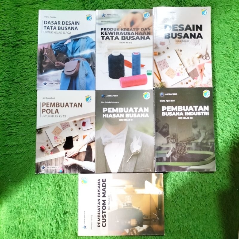 ORIGINAL BUKU PRODUK KREATIF DAN KEWIRAUSAHAAN TATA BUSANA DASAR DESAIN PEMBUATAN HIASAN POLA INDUST