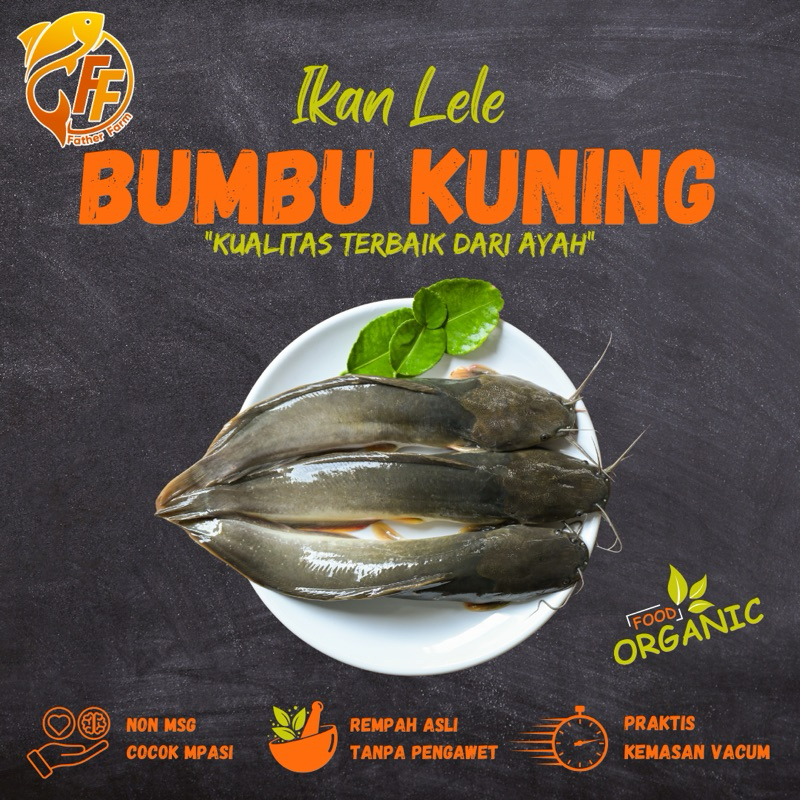 

Ikan Lele Bumbu Kuning Vacum NON MSG (isi 2 ekor) Tanpa Pengawet