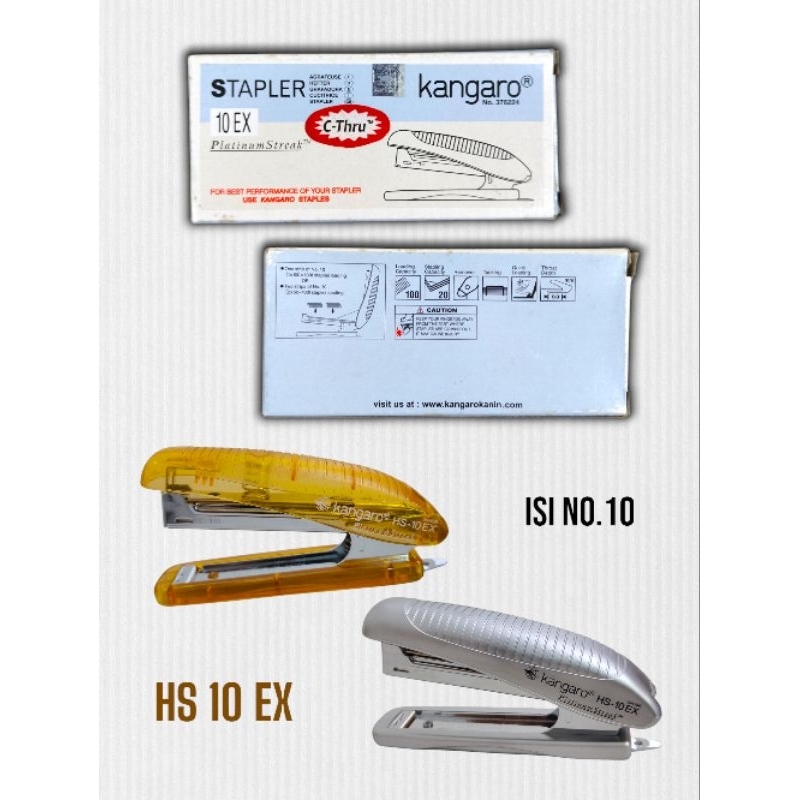 

STAPLER STANDAR / STAPLER NO.10 KANGARO (HS 10 EX)
