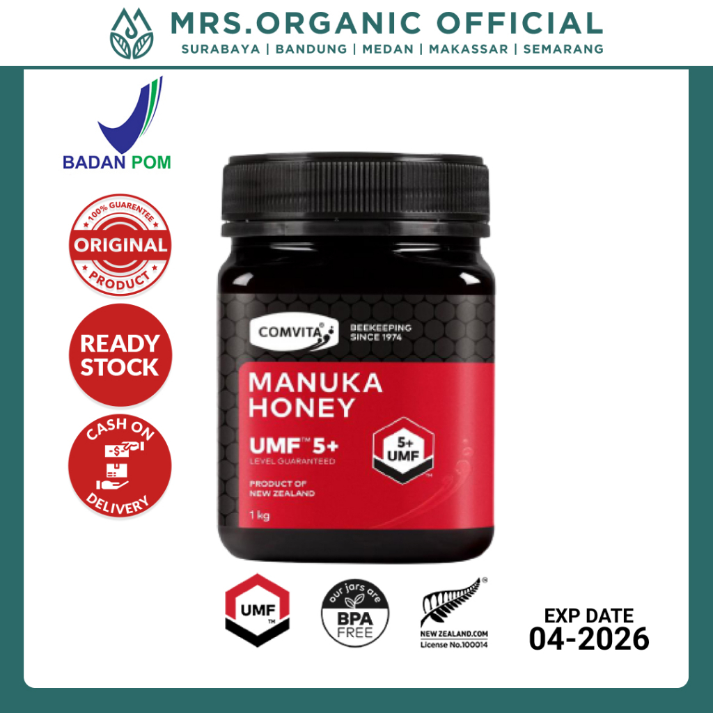 

Madu Manuka Honey Comvita Murni Alami UMF 5 + 1kg