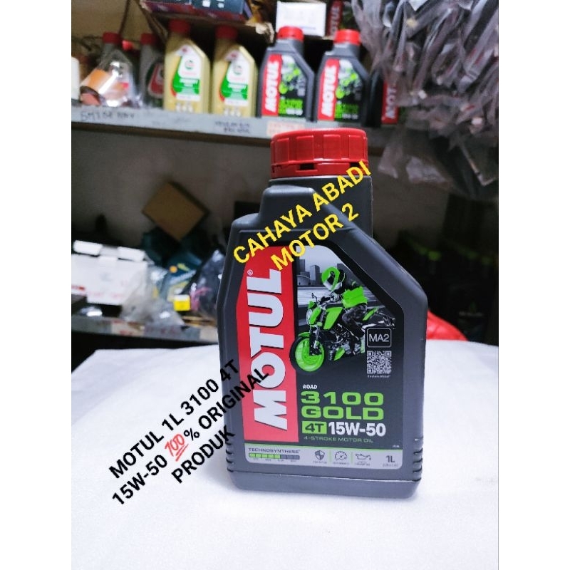 OLI MESIN MOTUL 1L 3100 4TAK ORIGINAL PRODUK