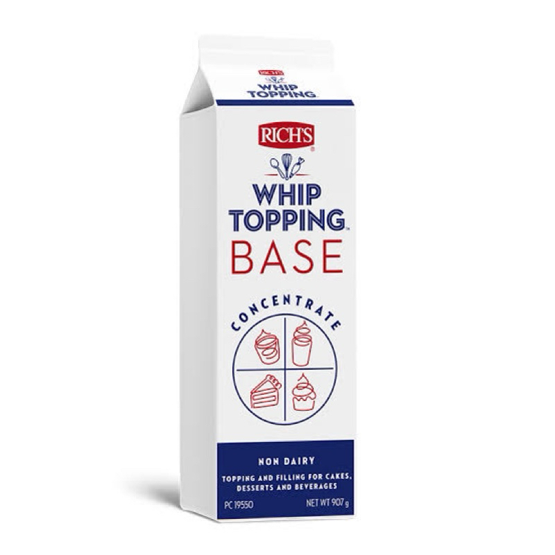 

Rich's Whip Toping Base