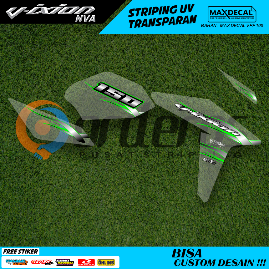 Striping Transparan Yamaha Vixion Old Stiker Setripping Motor Nvl Nva 155 Transparan Custome Decal S