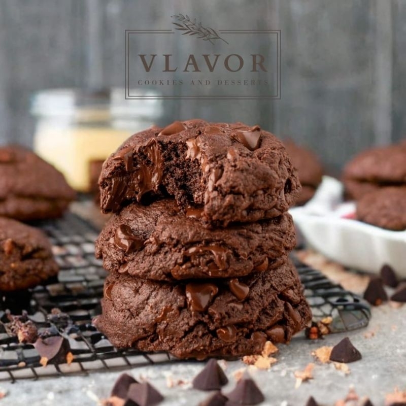 

New York Soft Baked Dark Chocolate Cookies