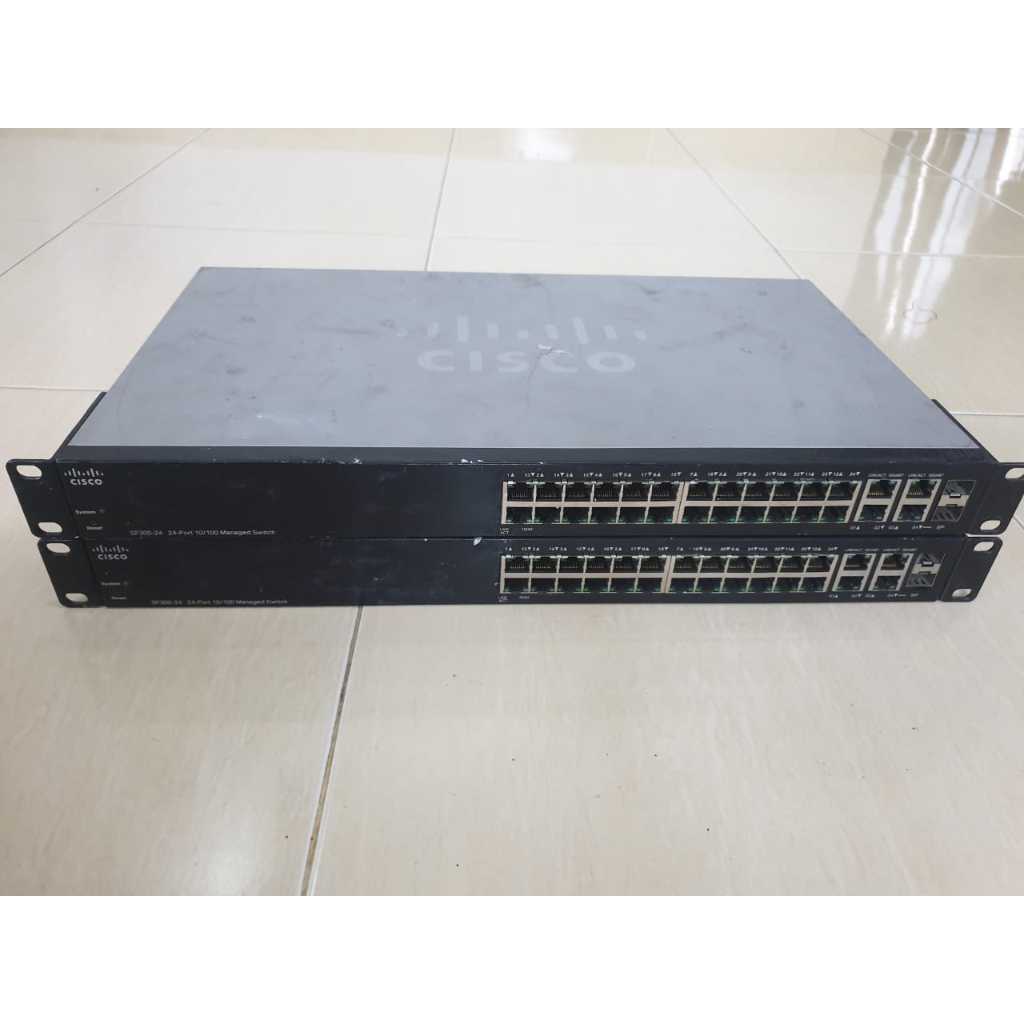 Cisco SF300-24 24 Port 10/100 Managed Switch SF300-24