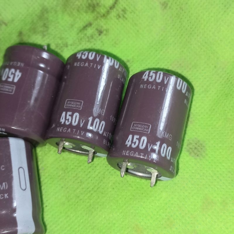 elko nippon 100uf 450v cabutan elco 100mf 400v 100/450 psu primer original F