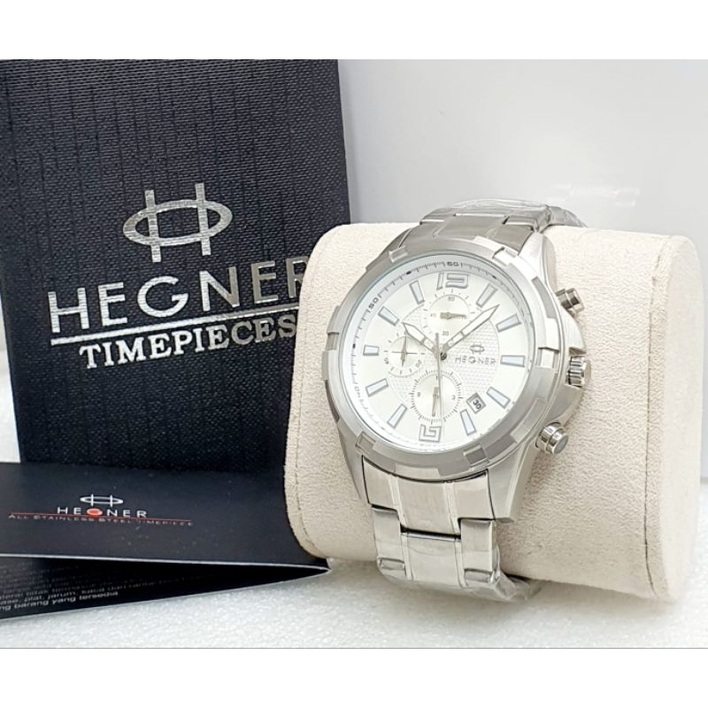 HEGNER Original 1652 Jam Tangan Pria Analog Water Resist