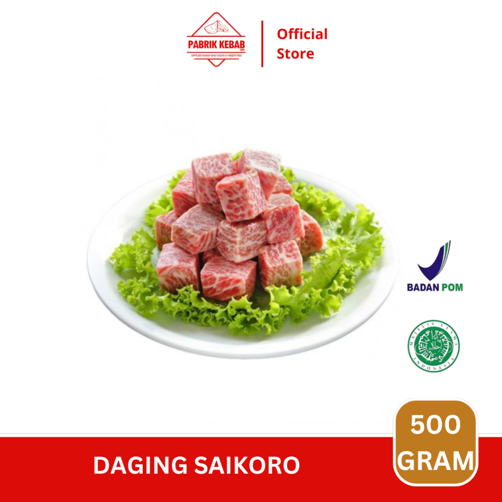 

Daging Saikoro 500 Gram - Saikoro Beef