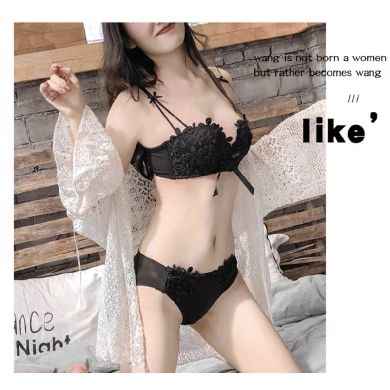 Andesvina Sh03 Bra set Seksi Push Up BH Premium Bcup