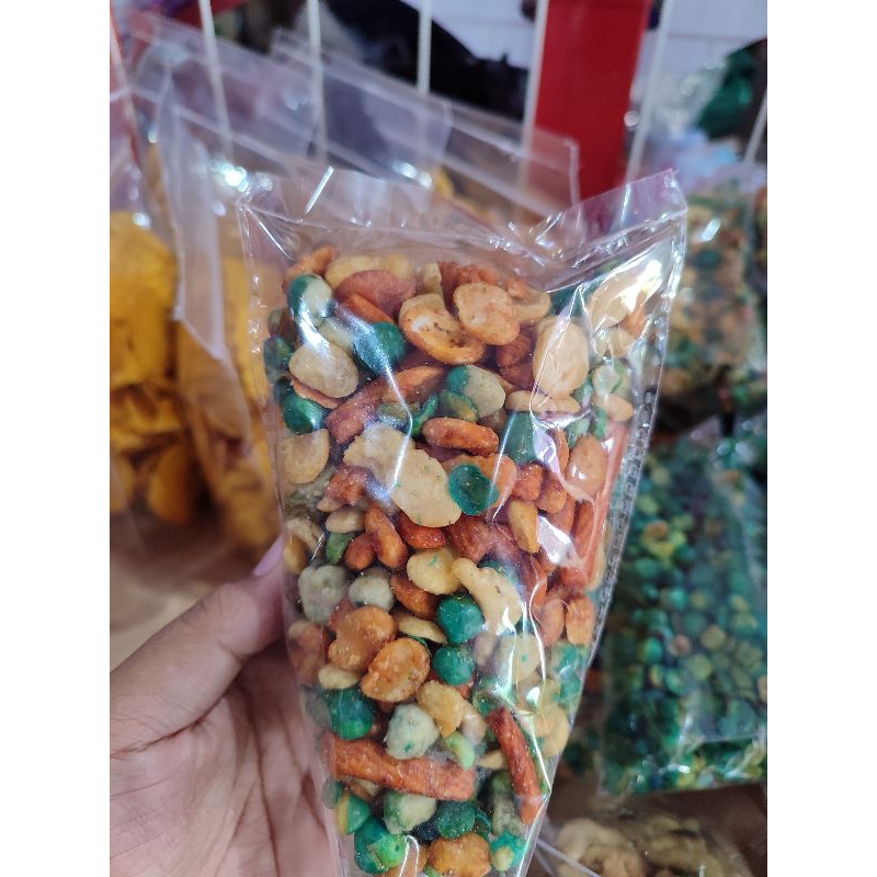 

Kacang Polong, Kacang Koro, Kacang Mix, Snack kacang mix, Makanan ringan, camilan kering