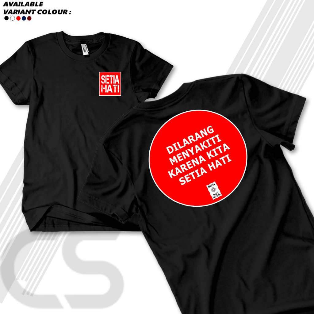 KAOS SETIA HATI DISTRO SIMPLE KAOS PSHT TERBARU KAOS PSHW