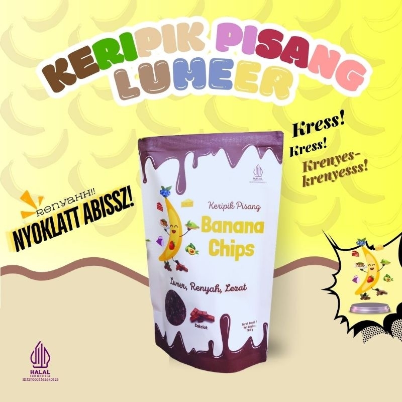 

Keripik Pisang Coklat Lumer Renyah Lezat Aneka Rasa ~ Banana Chips