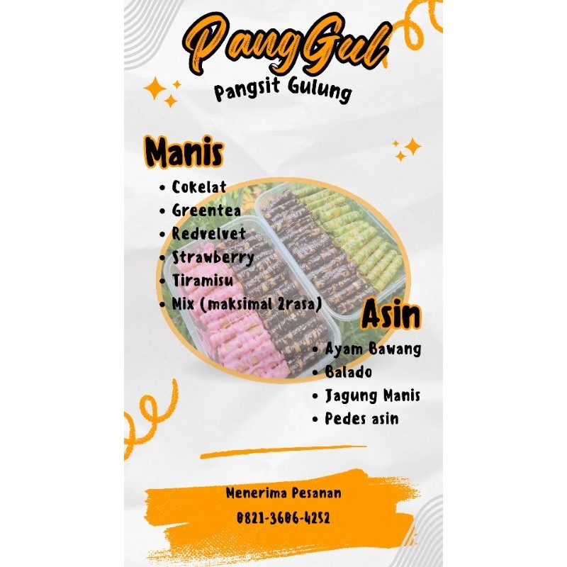 

Pangsit Roll Aneka Variant