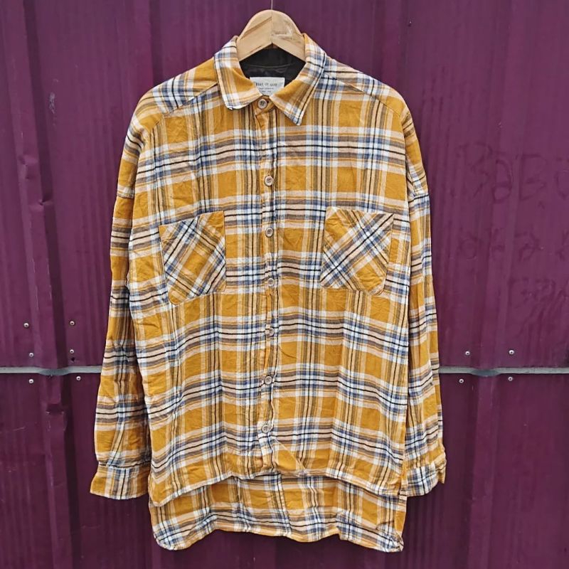 kemeja flannel fear of god