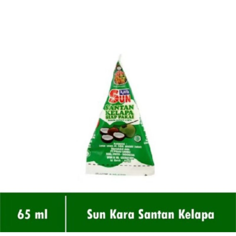 

Sun Kara Santan Kelapa per pcs 65 ml