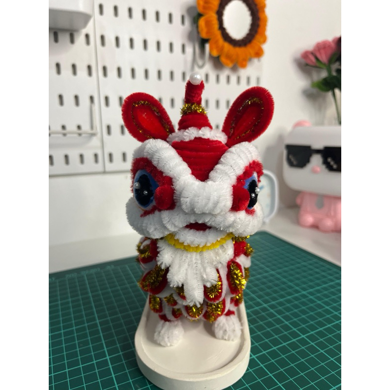 Boneka Barongsai kawat bulu