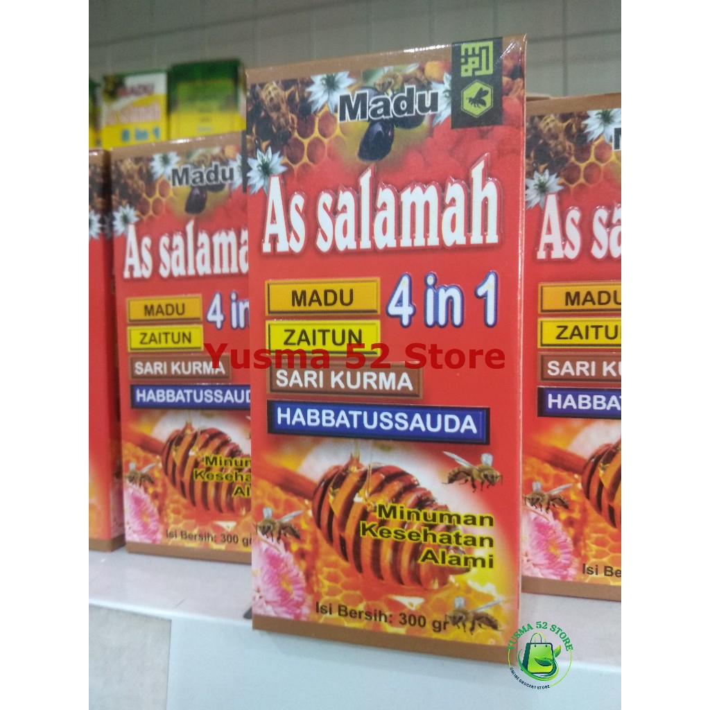 

Madu As Salamah 4 in 1 300gr Plus Propolis - Sari Kurma Zaitun Habbatussauda