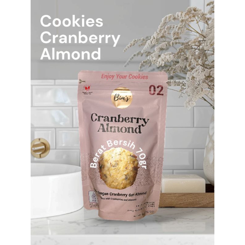 

Bims Cookies - Cranberry Almond