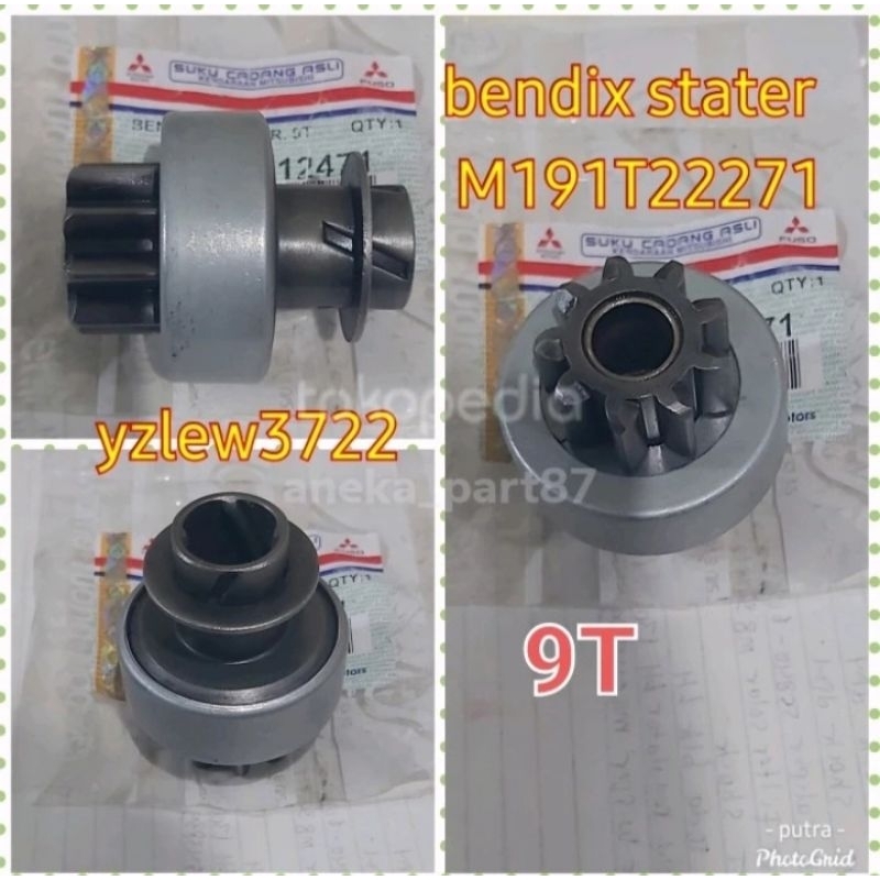 Bendix stater 9T Mitsubishi T120ss