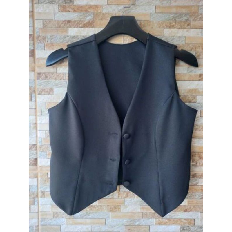 Rompi Vest Blazer wanita Premium / rompi outwear wanita / jas blazer vest wanita / vest wanita / rom