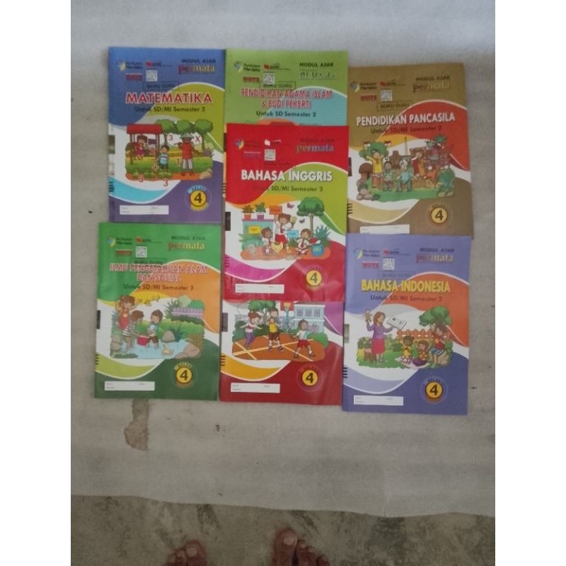Buku lks permata kurikulum merdeka semester 2 untuk kelas 4 tahun ajaran 2024/2025
