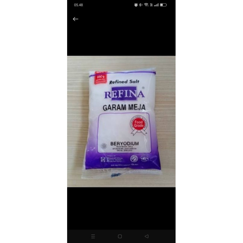 

Garam Dapur Refina 250gr